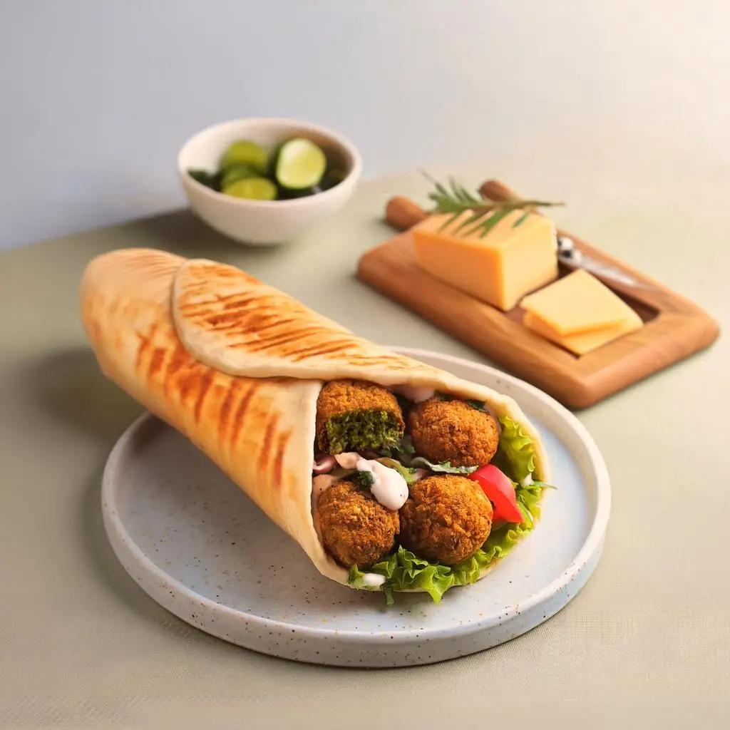 ساندوتش طعمية بالجبنة